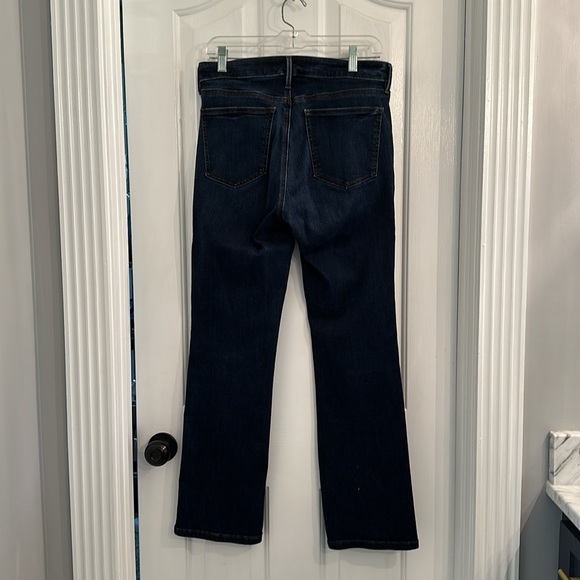 EUC Ann Taylor Curvy Slim Boot Dark Wash Size 8 - Picture 2 of 5